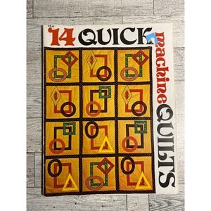 14‎ Quick Machine Quilts Stearns & Foster 1970s Vintage Pattern Book